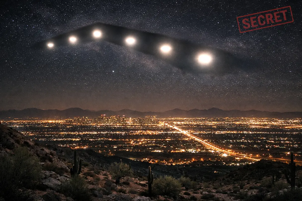 Illustration for the Phoenix Lights case
